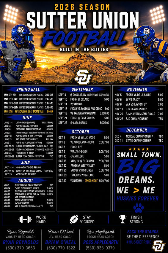 Sutter High School Football